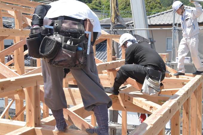 福岡県大野城市02　注文住宅建築現場リポート④　～上棟式～