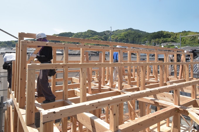 「大野城市02」注文住宅現場リポート④【上棟式】