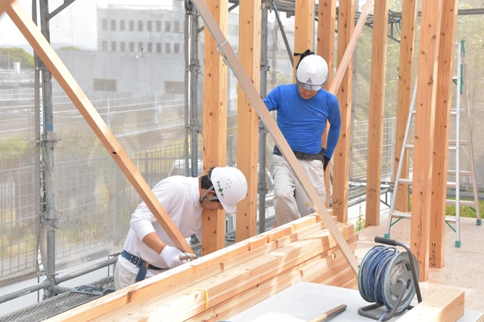 福岡県大野城市02　注文住宅建築現場リポート④　～上棟式～