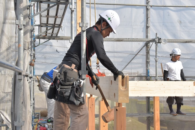 福岡県大野城市02　注文住宅建築現場リポート④　～上棟式～