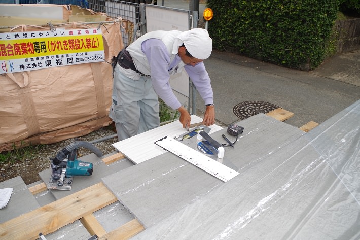 福岡県久留米市寺町01　注文住宅建築現場リポート⑩