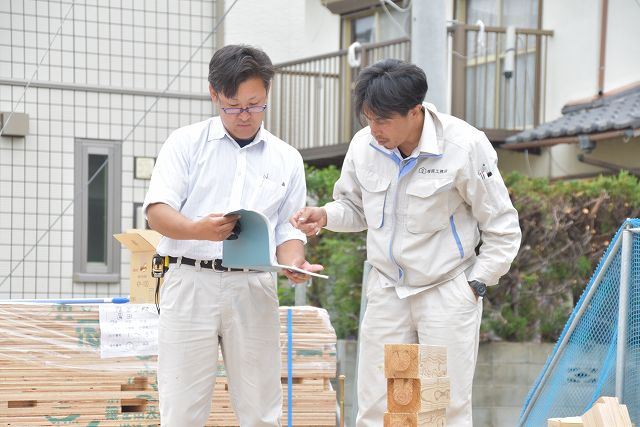 「福岡市西区03」注文住宅現場リポート④【木工事】【土台敷き】