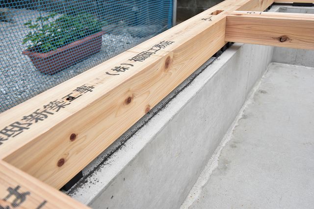 「福岡市西区03」注文住宅現場リポート④【木工事】【土台敷き】