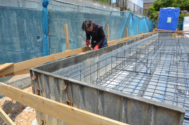 「福岡市南区16」注文住宅現場リポート③【基礎工事】【配筋】
