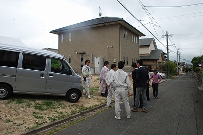 福岡県太宰府市長浦台01　注文住宅建築現場リポート①　～地鎮祭～