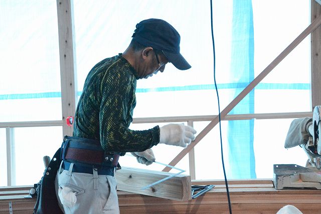 「福岡市東区05」注文住宅現場リポート⑦【木工事】【サッシ】