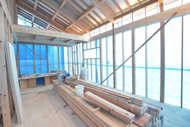 「福岡市東区05」注文住宅現場リポート⑦【木工事】【サッシ】
