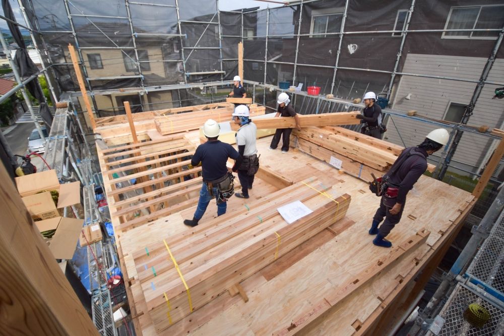 福岡県小郡市05　注文住宅建築現場リポート④　～上棟式～