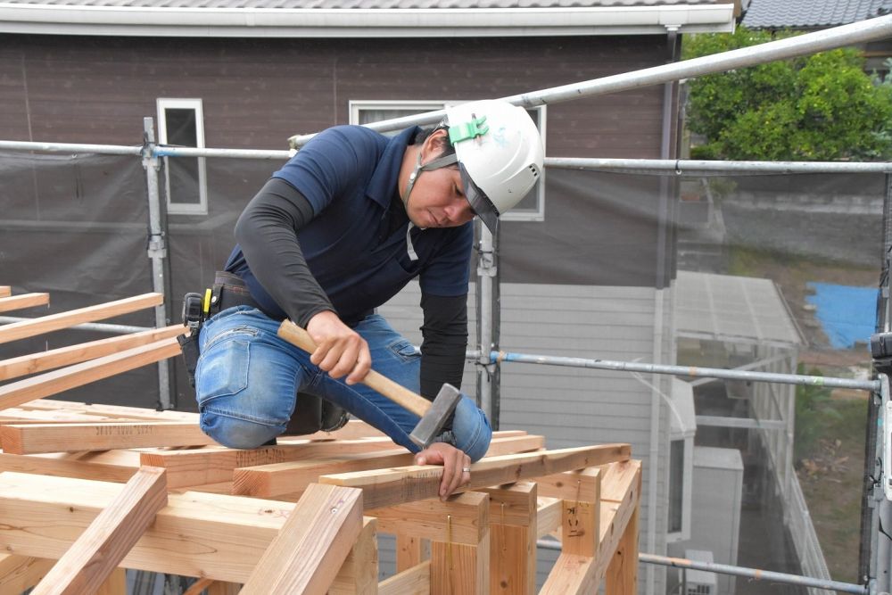 福岡県小郡市05　注文住宅建築現場リポート④　～上棟式～