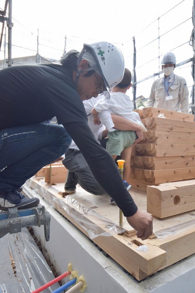 福岡県小郡市05　注文住宅建築現場リポート④　～上棟式～