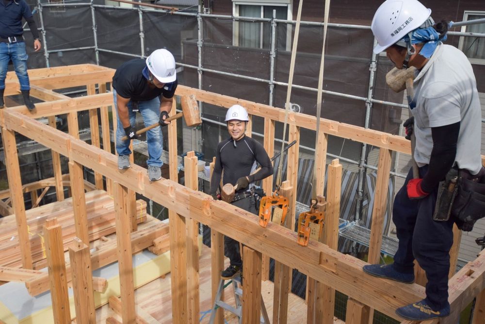 福岡県小郡市05　注文住宅建築現場リポート④　～上棟式～