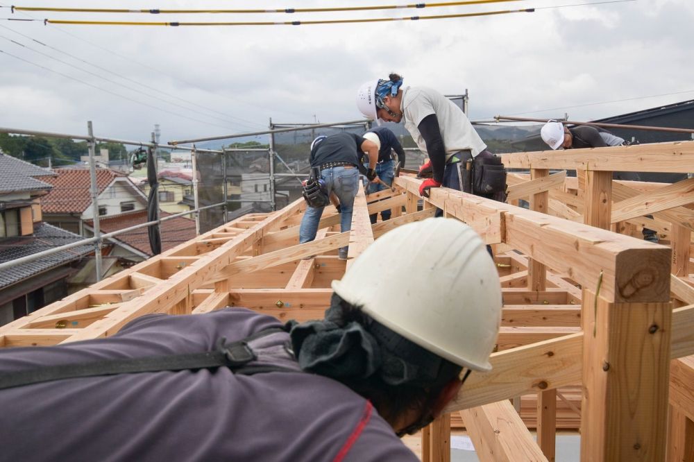 福岡県小郡市05　注文住宅建築現場リポート④　～上棟式～