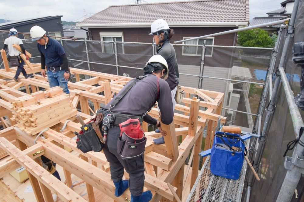 福岡県小郡市05　注文住宅建築現場リポート④　～上棟式～