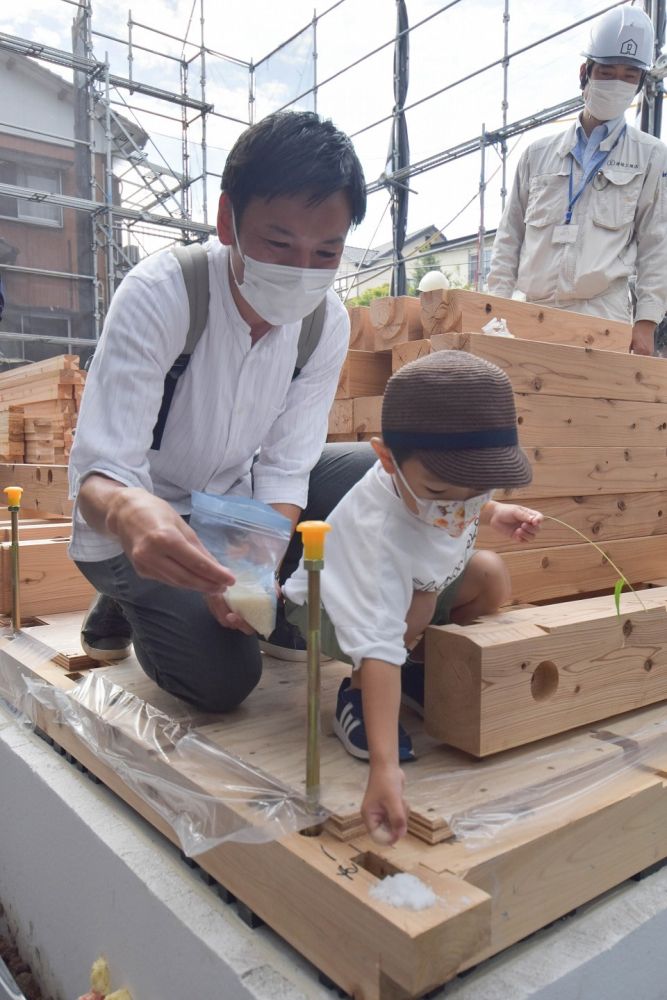 福岡県小郡市05　注文住宅建築現場リポート④　～上棟式～