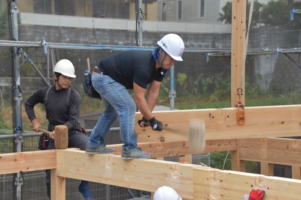 福岡県小郡市05　注文住宅建築現場リポート④　～上棟式～