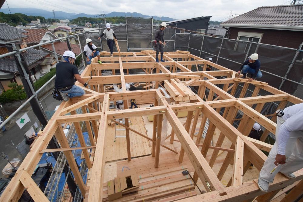 福岡県小郡市05　注文住宅建築現場リポート④　～上棟式～