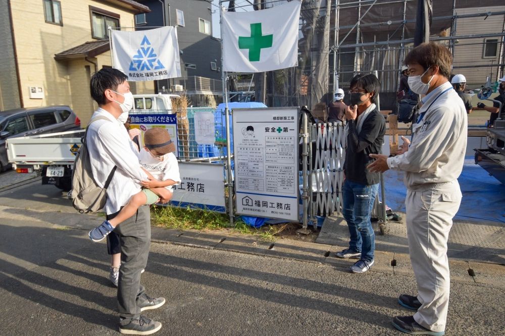 福岡県小郡市05　注文住宅建築現場リポート④　～上棟式～