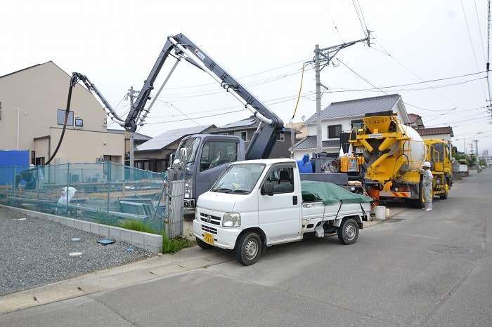 「朝倉郡筑前町東小田01」注文住宅現場リポート③【基礎工事】【立ち上がりコン】