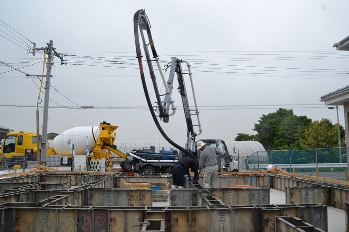「朝倉郡筑前町東小田01」注文住宅現場リポート③【基礎工事】【立ち上がりコン】