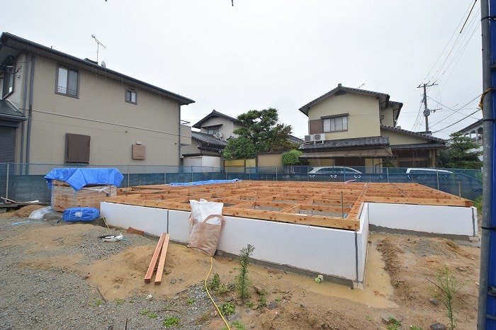 「那珂川市04」注文住宅現場リポート④【木工事】【土台敷き】
