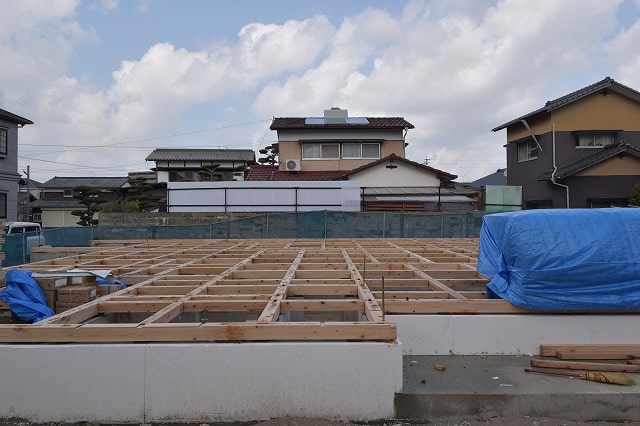 「福岡市南区15」注文住宅現場リポート④【木工事】【土台敷き】