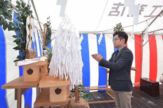 「宗像市04」注文住宅現場リポート①【地鎮祭】