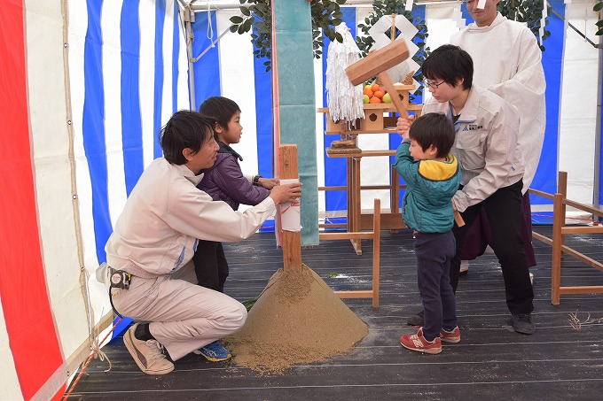 福岡県宗像市04　注文住宅建築現場リポート①　～地鎮祭～