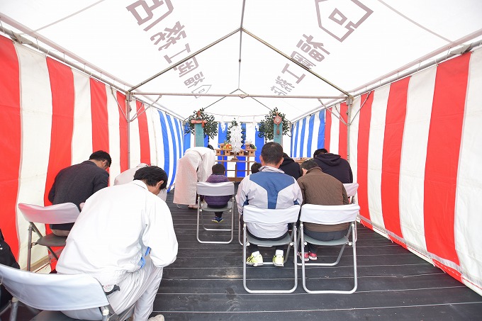 「宗像市04」注文住宅現場リポート①【地鎮祭】