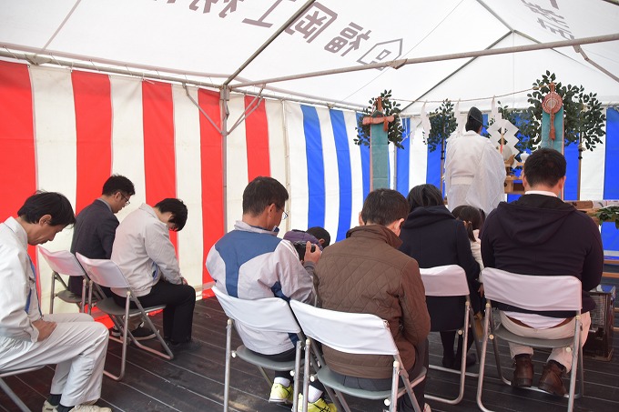 「宗像市04」注文住宅現場リポート①【地鎮祭】
