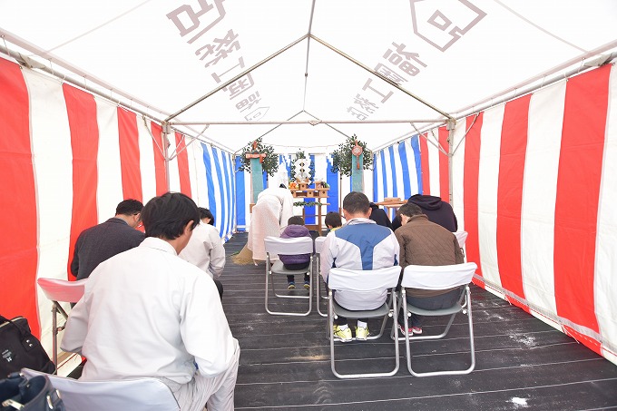 「宗像市04」注文住宅現場リポート①【地鎮祭】