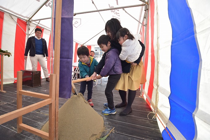 福岡県宗像市04　注文住宅建築現場リポート①　～地鎮祭～