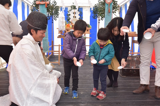 福岡県宗像市04　注文住宅建築現場リポート①　～地鎮祭～