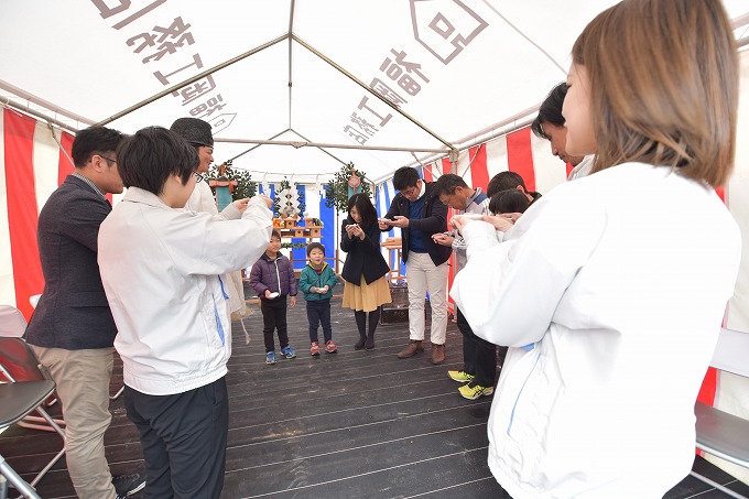 福岡県宗像市04　注文住宅建築現場リポート①　～地鎮祭～