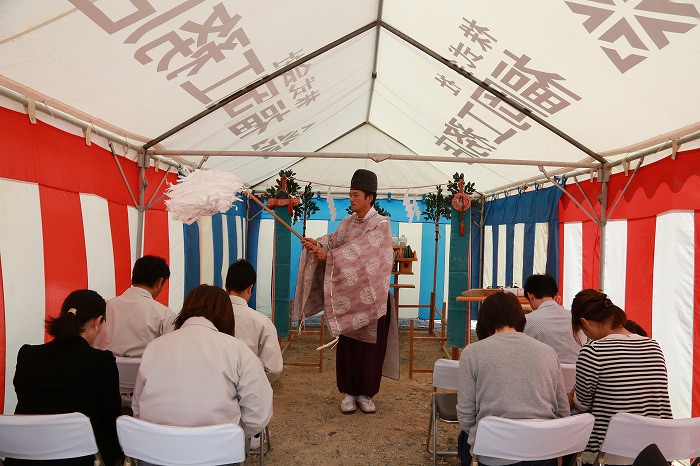 福岡市南区柏原02　注文住宅建築現場リポート①　～地鎮祭～