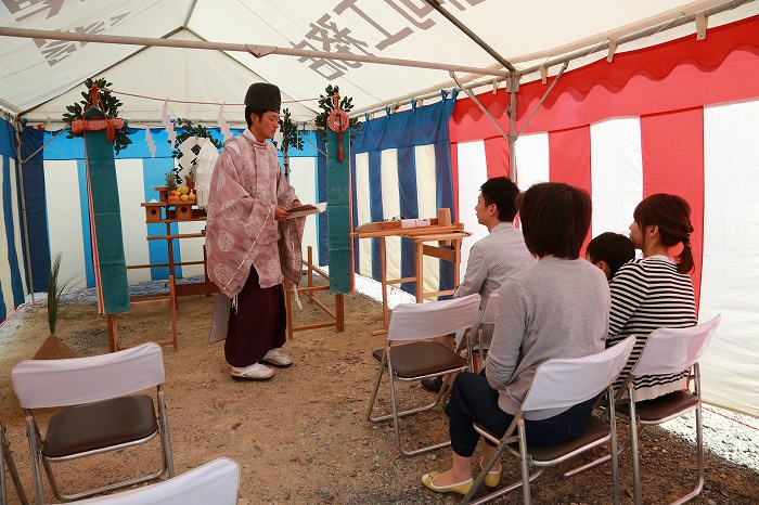 「福岡市南区柏原02」注文住宅現場リポート①【地鎮祭】