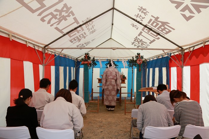 「福岡市南区柏原02」注文住宅現場リポート①【地鎮祭】