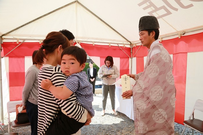 福岡市南区柏原02　注文住宅建築現場リポート①　～地鎮祭～