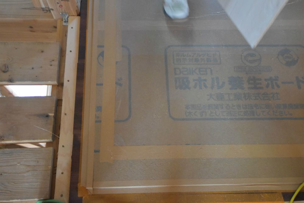 「福岡市早良区野芥01」注文住宅現場リポート⑥【木工事】【床材】