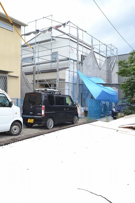 「福岡市南区09」注文住宅現場リポート⑨【外装工事】【サイディング】
