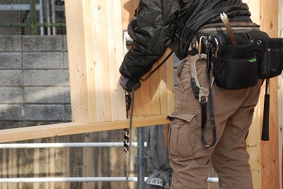 福岡市南区高木03 注文住宅建築現場リポート③ ~建方~
