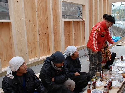 福岡市南区高木03 注文住宅建築現場リポート③ ~建方~