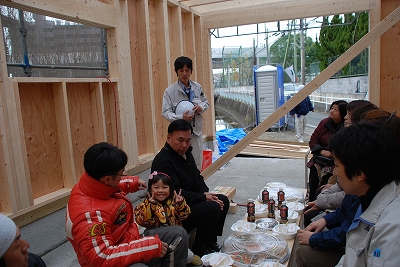 福岡市南区高木03 注文住宅建築現場リポート③ ~建方~