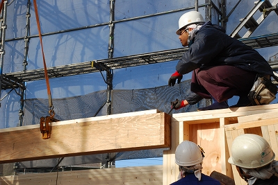 福岡市南区高木03　注文住宅建築現場リポート③　～建方～