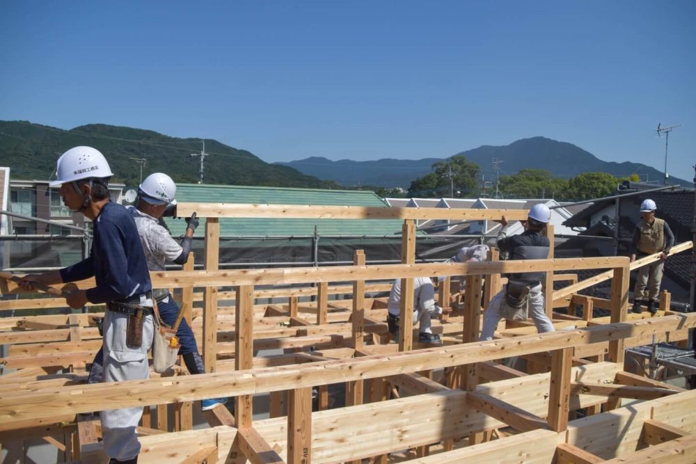 「太宰府市08」注文住宅現場リポート③【上棟式】