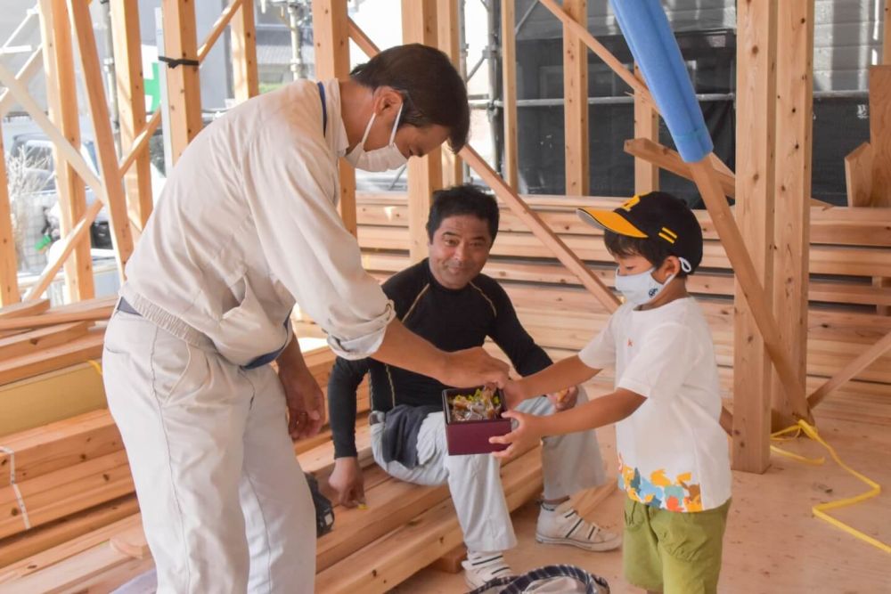「太宰府市08」注文住宅現場リポート③【上棟式】