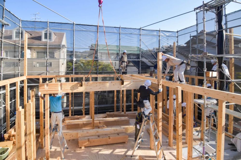 福岡県太宰府市08　注文住宅建築現場リポート③　～上棟式～