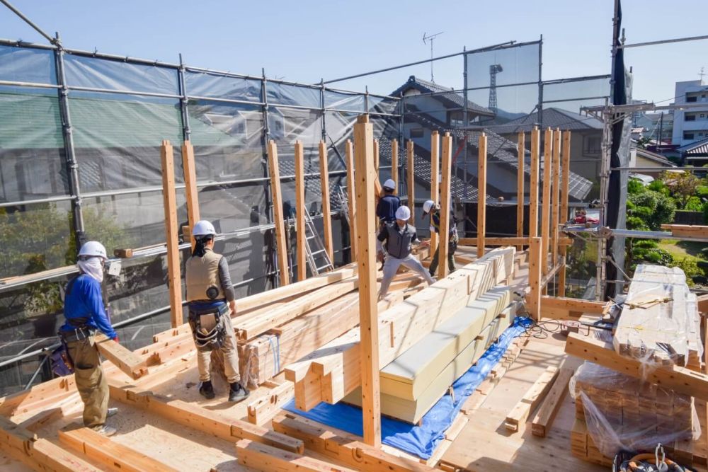 「太宰府市08」注文住宅現場リポート③【上棟式】