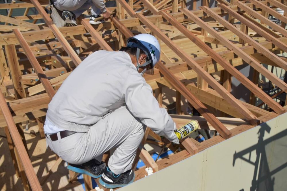 福岡県太宰府市08　注文住宅建築現場リポート③　～上棟式～