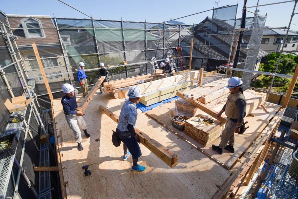 「太宰府市08」注文住宅現場リポート③【上棟式】