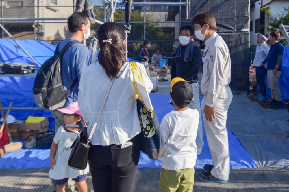 福岡県太宰府市08　注文住宅建築現場リポート③　～上棟式～